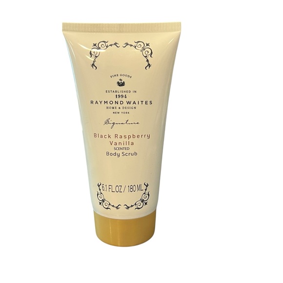 RAYMOND WAITES SIGNATURE BLACK RASPBERRY VANILLA SCENTED BODY SCRUB 6.1 OZ NEW - Picture 1 of 8